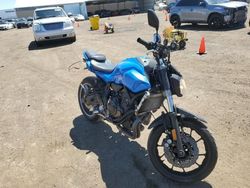 Salvage cars for sale from Copart Brighton, CO: 2015 Yamaha FZ07