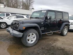 Salvage cars for sale from Copart East Granby, CT: 2017 Jeep Wrangler Unlimited Sport