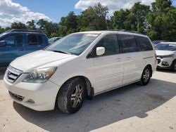Salvage cars for sale at Ocala, FL auction: 2006 Honda Odyssey EXL