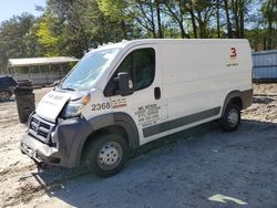 Salvage cars for sale at Austell, GA auction: 2017 Dodge RAM Promaster 1500 1500 Standard