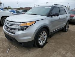 Salvage cars for sale at Chicago Heights, IL auction: 2013 Ford Explorer XLT