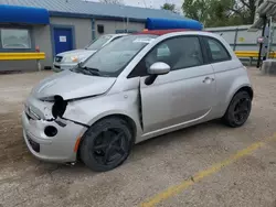 Salvage cars for sale from Copart Wichita, KS: 2012 Fiat 500 POP