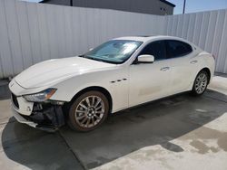 Salvage cars for sale from Copart Ellenwood, GA: 2014 Maserati Ghibli