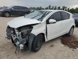 Salvage cars for sale at Houston, TX auction: 2016 Toyota Prius C