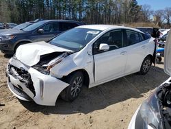 Salvage cars for sale at North Billerica, MA auction: 2021 Toyota Prius LE