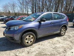 Salvage cars for sale from Copart Candia, NH: 2014 Honda CR-V LX