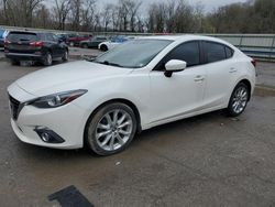 Salvage cars for sale at Ellwood City, PA auction: 2015 Mazda 3 Grand Touring