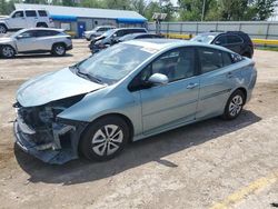 Salvage cars for sale at Wichita, KS auction: 2016 Toyota Prius