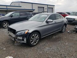 Salvage cars for sale from Copart Earlington, KY: 2015 Mercedes-Benz C 300 4matic