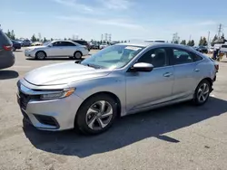 Salvage cars for sale from Copart Rancho Cucamonga, CA: 2019 Honda Insight EX