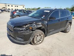 Salvage cars for sale at Wilmer, TX auction: 2021 Jeep Cherokee Latitude LUX