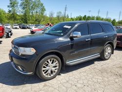 Salvage cars for sale from Copart Bridgeton, MO: 2015 Dodge Durango Citadel