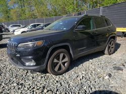 Salvage cars for sale from Copart Waldorf, MD: 2019 Jeep Cherokee Limited