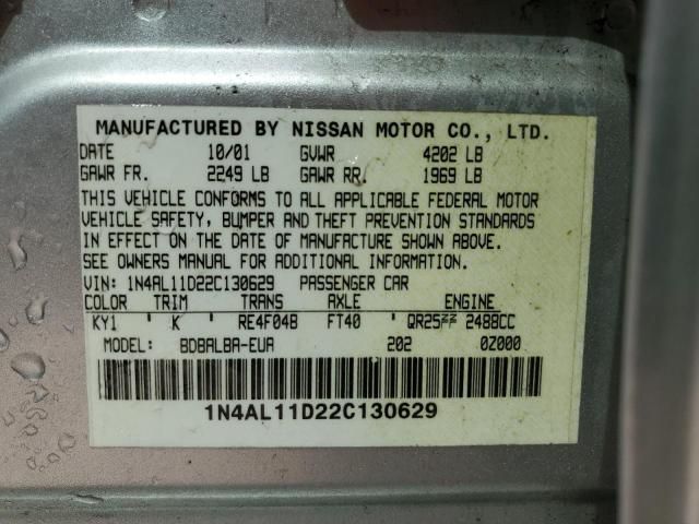 2002 Nissan Altima Base