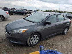 Salvage cars for sale at Indianapolis, IN auction: 2017 Ford Focus S