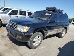 Salvage cars for sale at Grand Prairie, TX auction: 2005 Toyota Land Cruiser