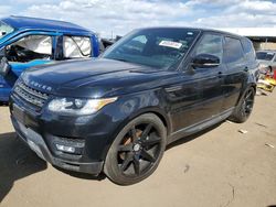 Land Rover Range Rover salvage cars for sale: 2015 Land Rover Range Rover Sport SE