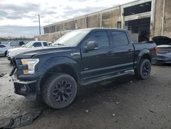 Salvage cars for sale at Fredericksburg, VA auction: 2016 Ford F150 Supercrew