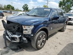 Salvage cars for sale from Copart Riverview, FL: 2015 Ford F150 Supercrew