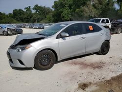 Salvage cars for sale at Ocala, FL auction: 2016 Toyota Corolla L