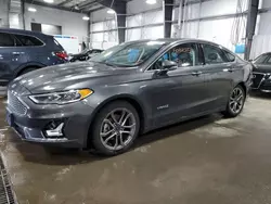 Salvage cars for sale from Copart Ham Lake, MN: 2019 Ford Fusion Titanium
