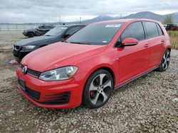 Salvage cars for sale at Magna, UT auction: 2015 Volkswagen GTI