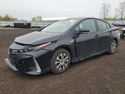 Salvage cars for sale at Columbia Station, OH auction: 2021 Toyota Prius Prime LE