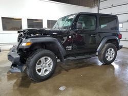 Salvage cars for sale from Copart Blaine, MN: 2020 Jeep Wrangler Sport