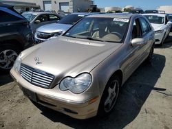 Mercedes-Benz C 320 salvage cars for sale: 2001 Mercedes-Benz C 320