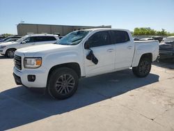 Salvage cars for sale from Copart Wilmer, TX: 2019 GMC Canyon SLE