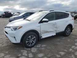 Salvage cars for sale at Indianapolis, IN auction: 2018 Toyota Rav4 HV LE