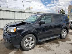 Salvage cars for sale from Copart Littleton, CO: 2015 Honda Pilot EXL