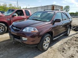 Acura mdx Touring Vehiculos salvage en venta: 2001 Acura MDX Touring