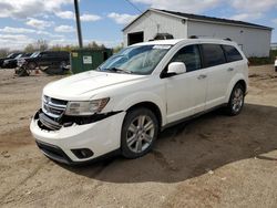 Salvage cars for sale from Copart Portland, MI: 2013 Dodge Journey Crew