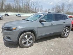 Salvage cars for sale from Copart Leroy, NY: 2021 Jeep Cherokee Limited