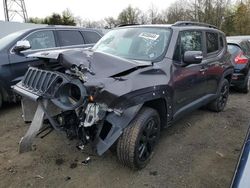 Salvage cars for sale at Windsor, NJ auction: 2017 Jeep Renegade Latitude