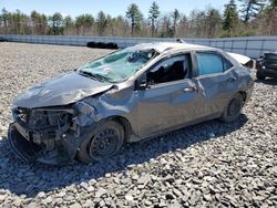 Salvage cars for sale at Windham, ME auction: 2019 Toyota Corolla L