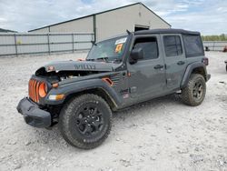 Jeep Wrangler Unlimited Sport salvage cars for sale: 2021 Jeep Wrangler Unlimited Sport