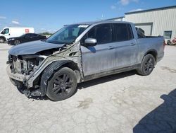 Salvage cars for sale at Kansas City, KS auction: 2018 Honda Ridgeline Sport