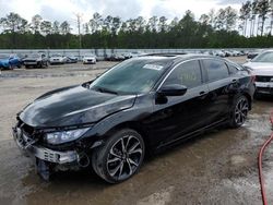 Salvage cars for sale at Harleyville, SC auction: 2019 Honda Civic SI