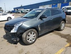 Salvage cars for sale at Woodhaven, MI auction: 2015 Cadillac SRX Luxury Collection