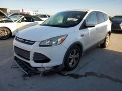 Salvage cars for sale at Grand Prairie, TX auction: 2013 Ford Escape SE