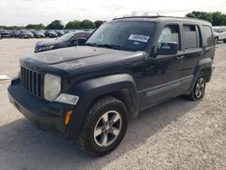 Salvage cars for sale from Copart San Antonio, TX: 2008 Jeep Liberty Sport