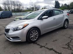 Salvage cars for sale from Copart Portland, OR: 2015 KIA Forte LX