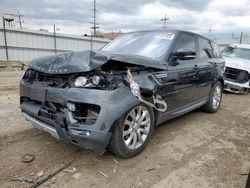 Salvage cars for sale at Chicago Heights, IL auction: 2016 Land Rover Range Rover Sport HSE