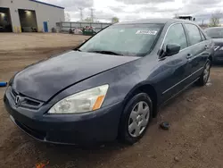 Salvage cars for sale at Elgin, IL auction: 2005 Honda Accord LX