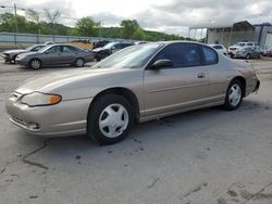Salvage cars for sale from Copart Lebanon, TN: 2002 Chevrolet Monte Carlo SS