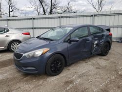 Salvage cars for sale from Copart West Mifflin, PA: 2015 KIA Forte LX