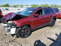 Jeep salvage cars for sale: 2019 Jeep Cherokee Latitude Plus