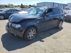 Salvage cars for sale at Vallejo, CA auction: 2007 BMW X3 3.0SI